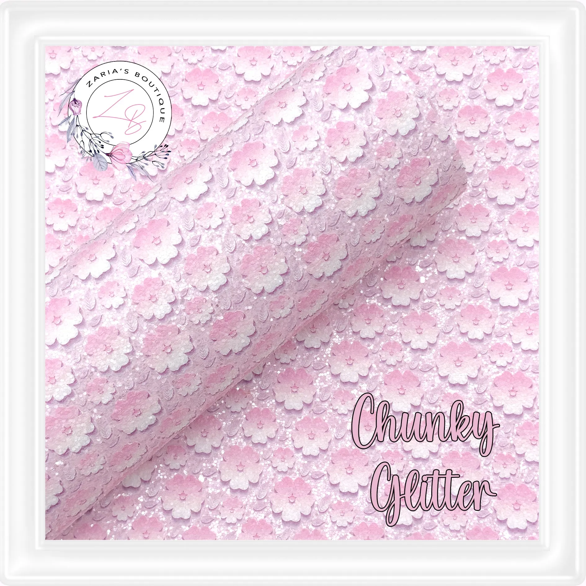 ⋅ Cherry Blossom Chunky Glitter ⋅ 1.2mm ⋅ Pink ⋅