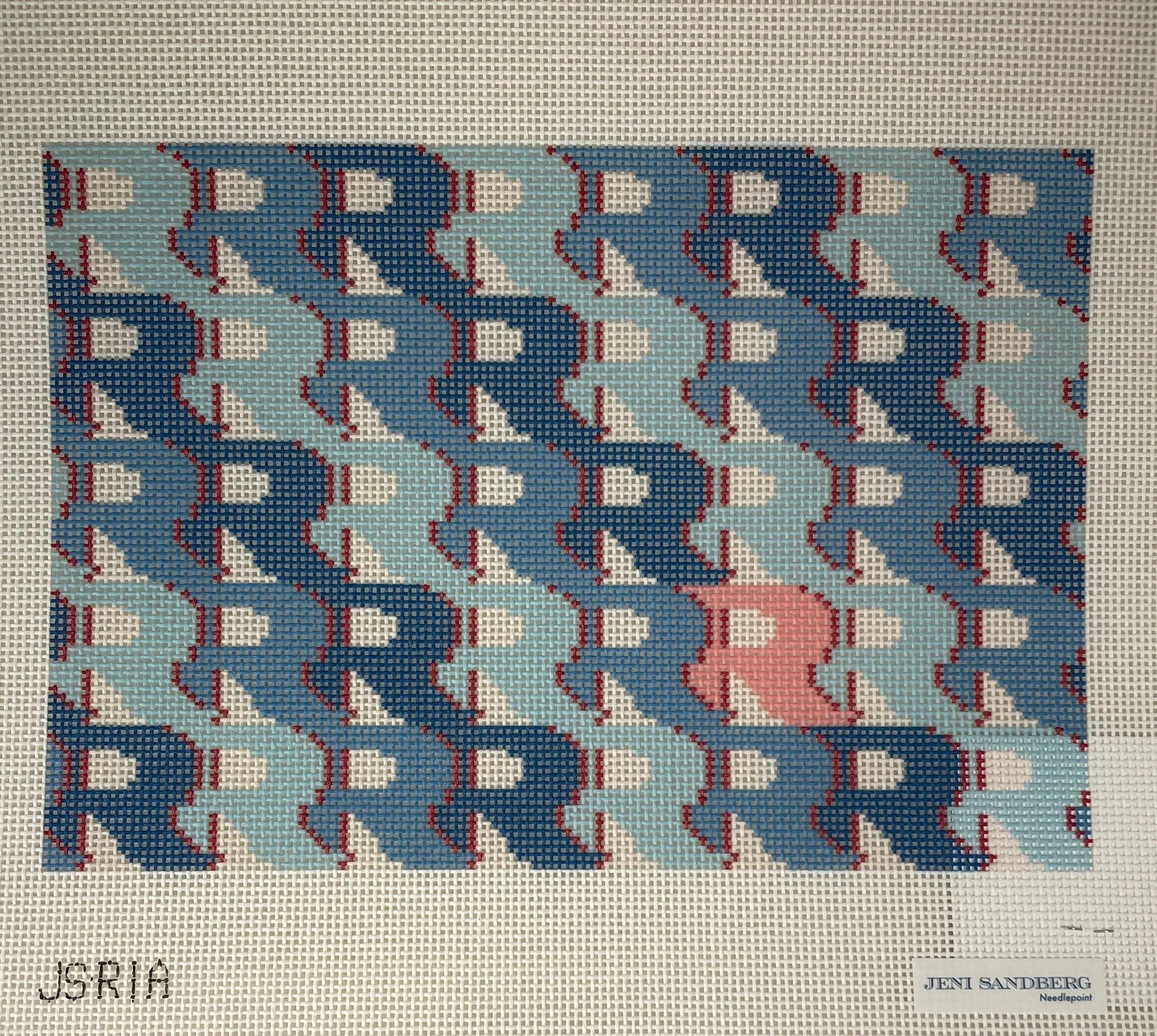 * Jeni Sandberg JSR1A 'R' Letter Clutch