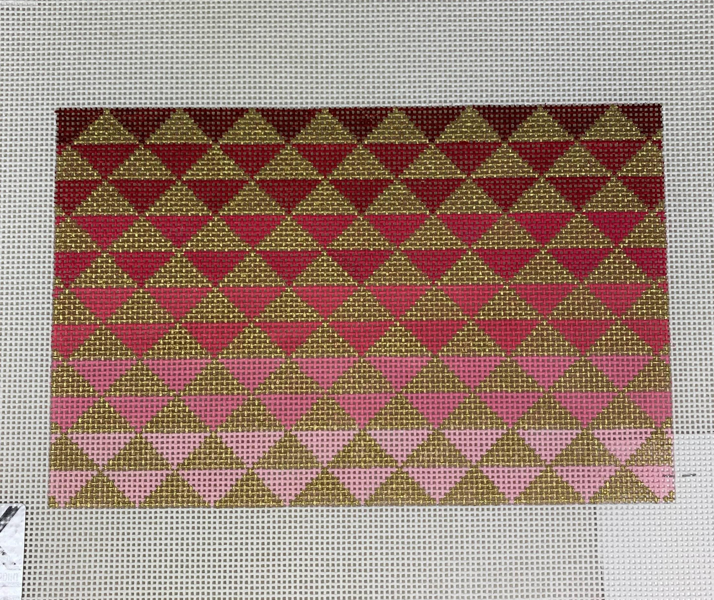 * Kimberly Anne Needlepoint 315 SF01A Ombre Clutch, Pink