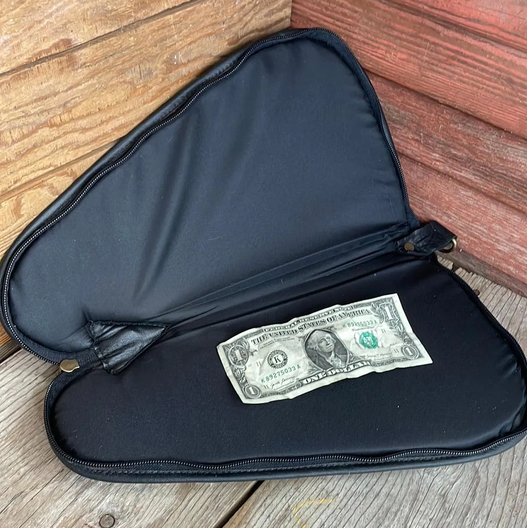 065 Large Pistol Case - Cowhide w/