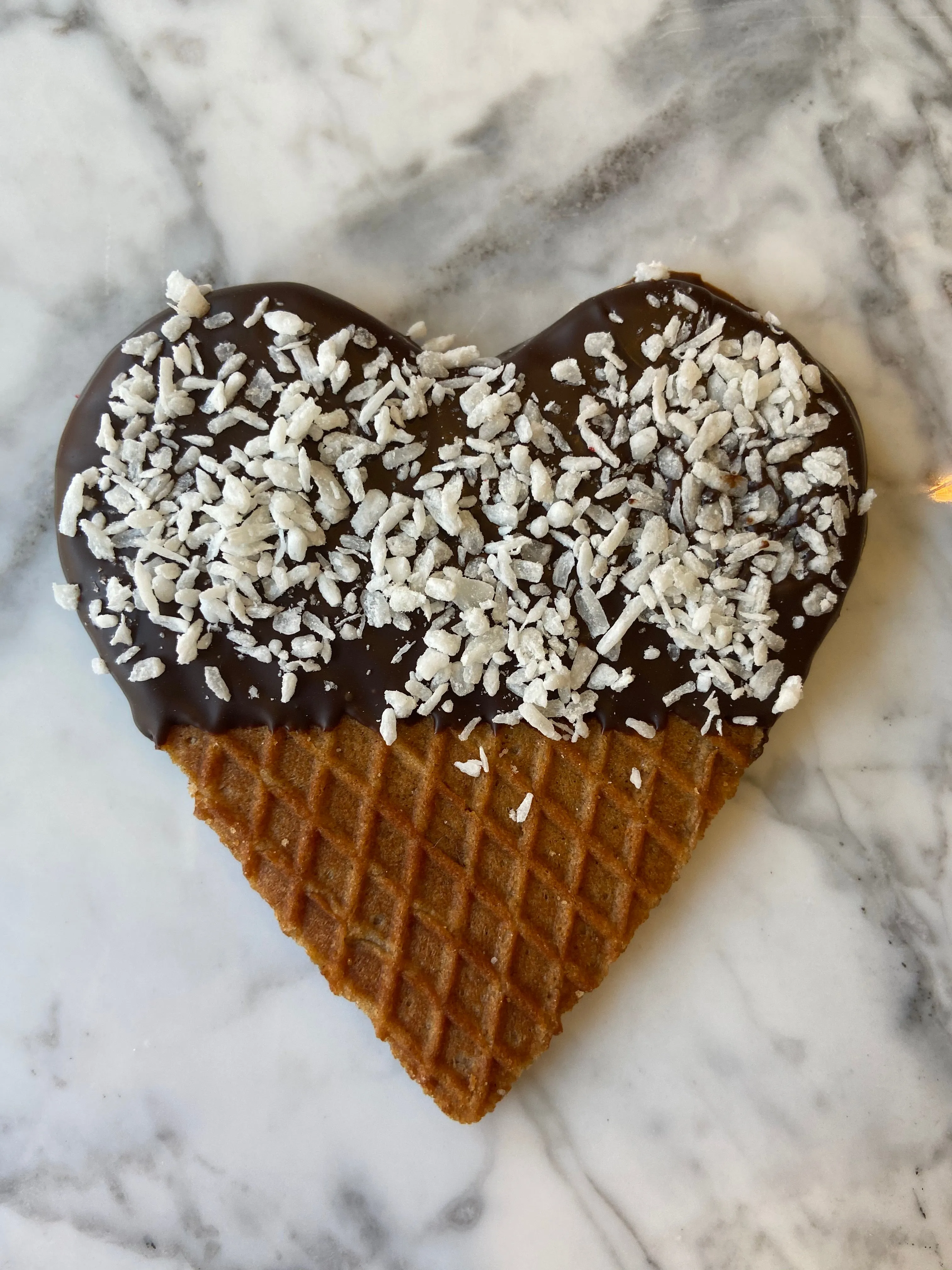 100 Pack Stroopwafel Heart Wedding Favors