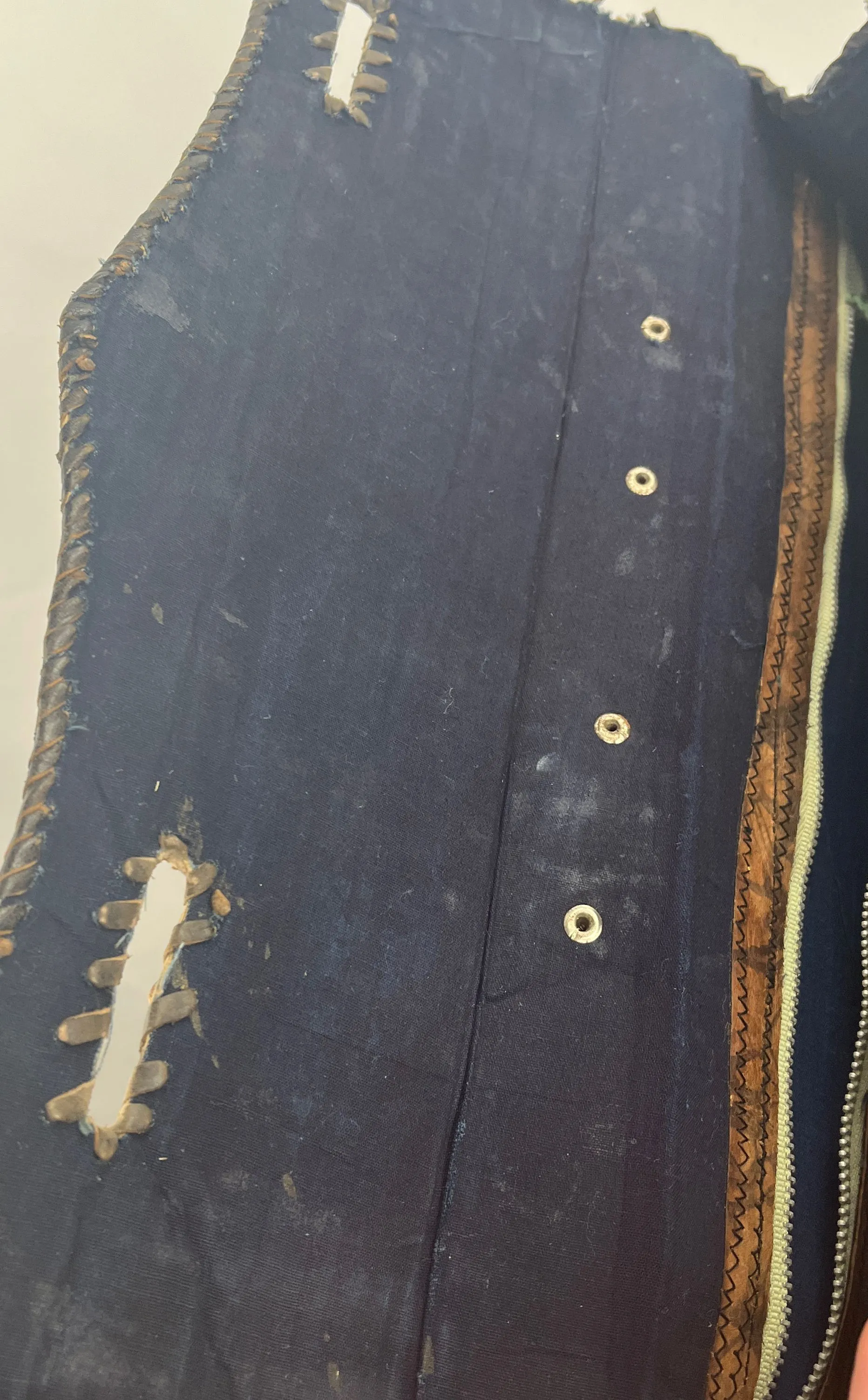 1900-1930 ENVELOPE PORTFOLIO BUSINESS LETTER DOCUMENT HOLDER BROWN LEATHER RARE
