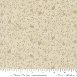 3 Sisters Favorite Vintage Linens by Moda Fabrics  DAINTY VINES/TAUPE