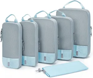 6 Set/4 Set/2 Set Compression Packing Cubes for Travel, Lightweight Vacation Travel Essentials, Travel Accessories for Suitcase Organizer Bags Set, Durable Luggage Organizer Travel Bags