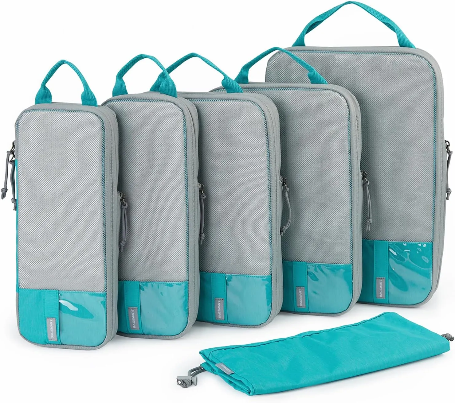 6 Set/4 Set/2 Set Compression Packing Cubes for Travel, Lightweight Vacation Travel Essentials, Travel Accessories for Suitcase Organizer Bags Set, Durable Luggage Organizer Travel Bags