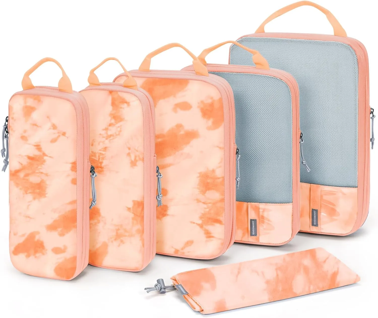 6 Set/4 Set/2 Set Compression Packing Cubes for Travel, Lightweight Vacation Travel Essentials, Travel Accessories for Suitcase Organizer Bags Set, Durable Luggage Organizer Travel Bags