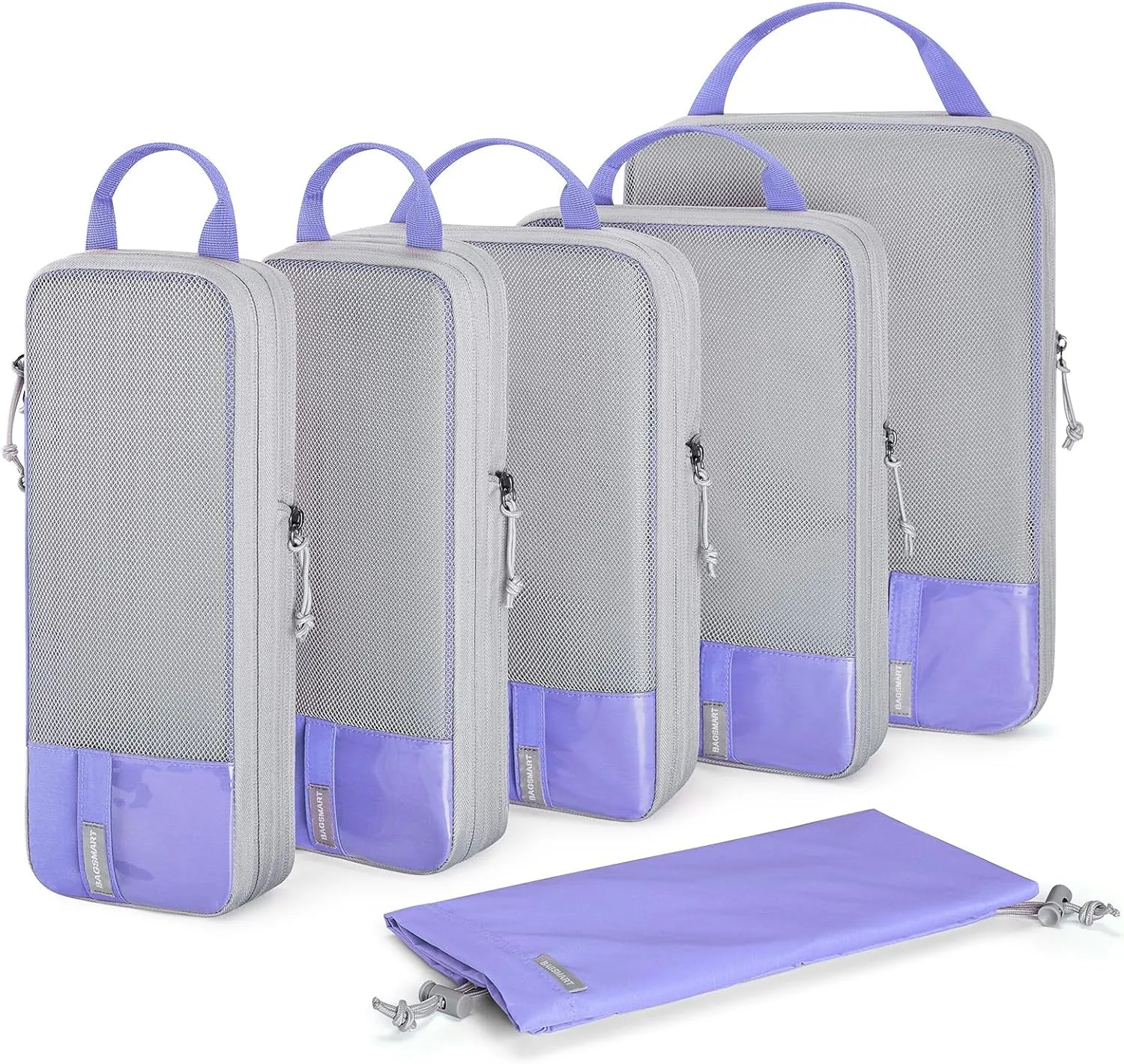6 Set/4 Set/2 Set Compression Packing Cubes for Travel, Lightweight Vacation Travel Essentials, Travel Accessories for Suitcase Organizer Bags Set, Durable Luggage Organizer Travel Bags