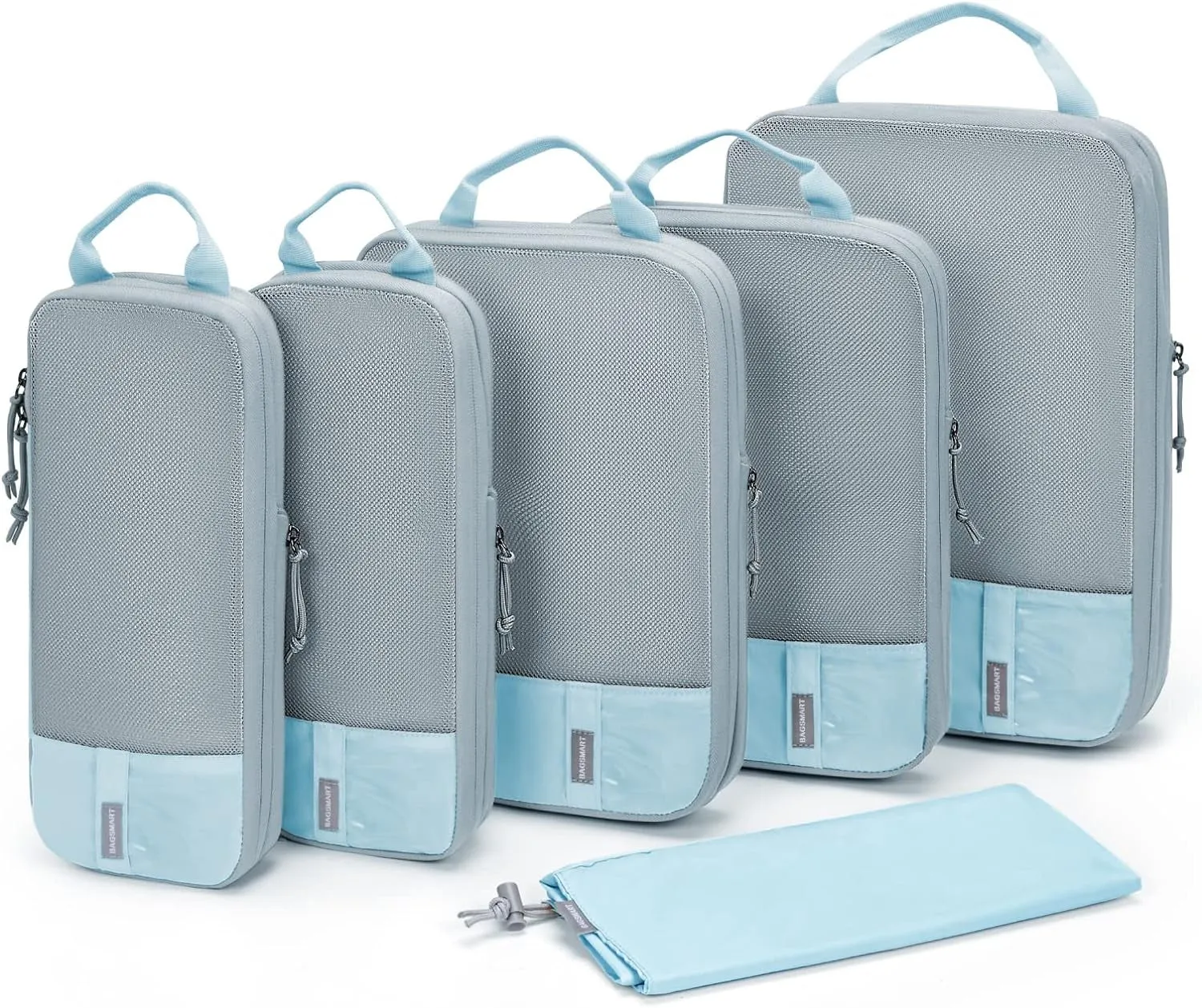 6 Set/4 Set/2 Set Compression Packing Cubes for Travel, Lightweight Vacation Travel Essentials, Travel Accessories for Suitcase Organizer Bags Set, Durable Luggage Organizer Travel Bags