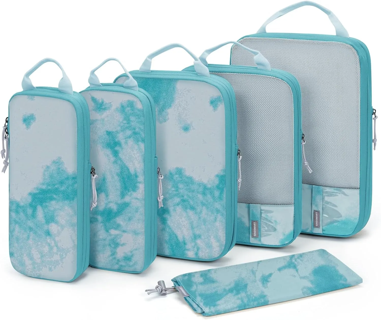 6 Set/4 Set/2 Set Compression Packing Cubes for Travel, Lightweight Vacation Travel Essentials, Travel Accessories for Suitcase Organizer Bags Set, Durable Luggage Organizer Travel Bags