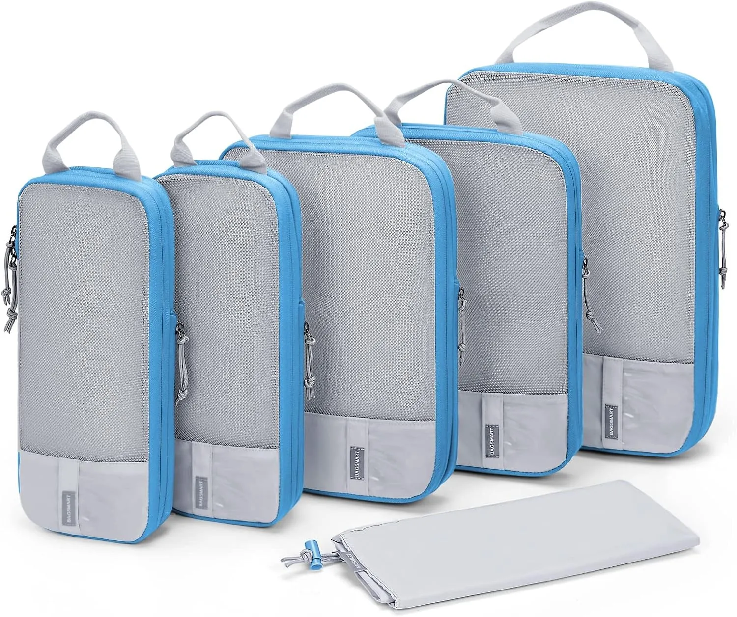 6 Set/4 Set/2 Set Compression Packing Cubes for Travel, Lightweight Vacation Travel Essentials, Travel Accessories for Suitcase Organizer Bags Set, Durable Luggage Organizer Travel Bags