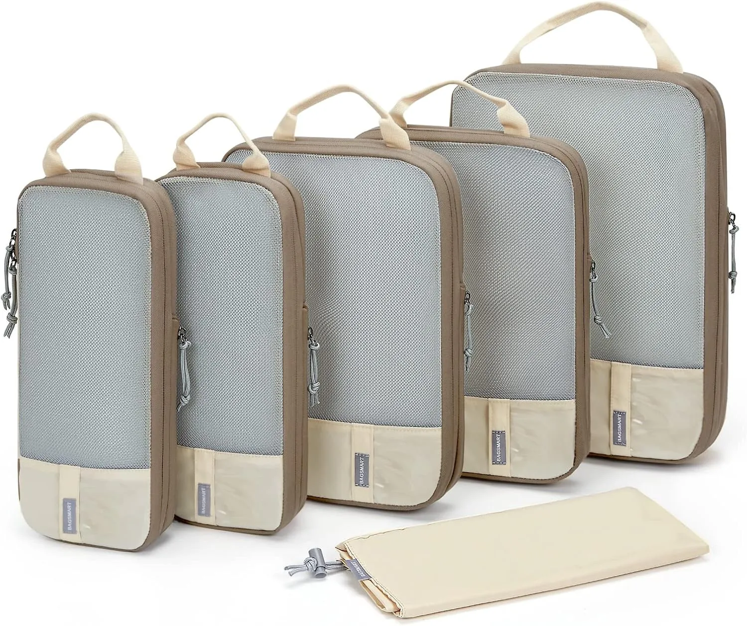 6 Set/4 Set/2 Set Compression Packing Cubes for Travel, Lightweight Vacation Travel Essentials, Travel Accessories for Suitcase Organizer Bags Set, Durable Luggage Organizer Travel Bags