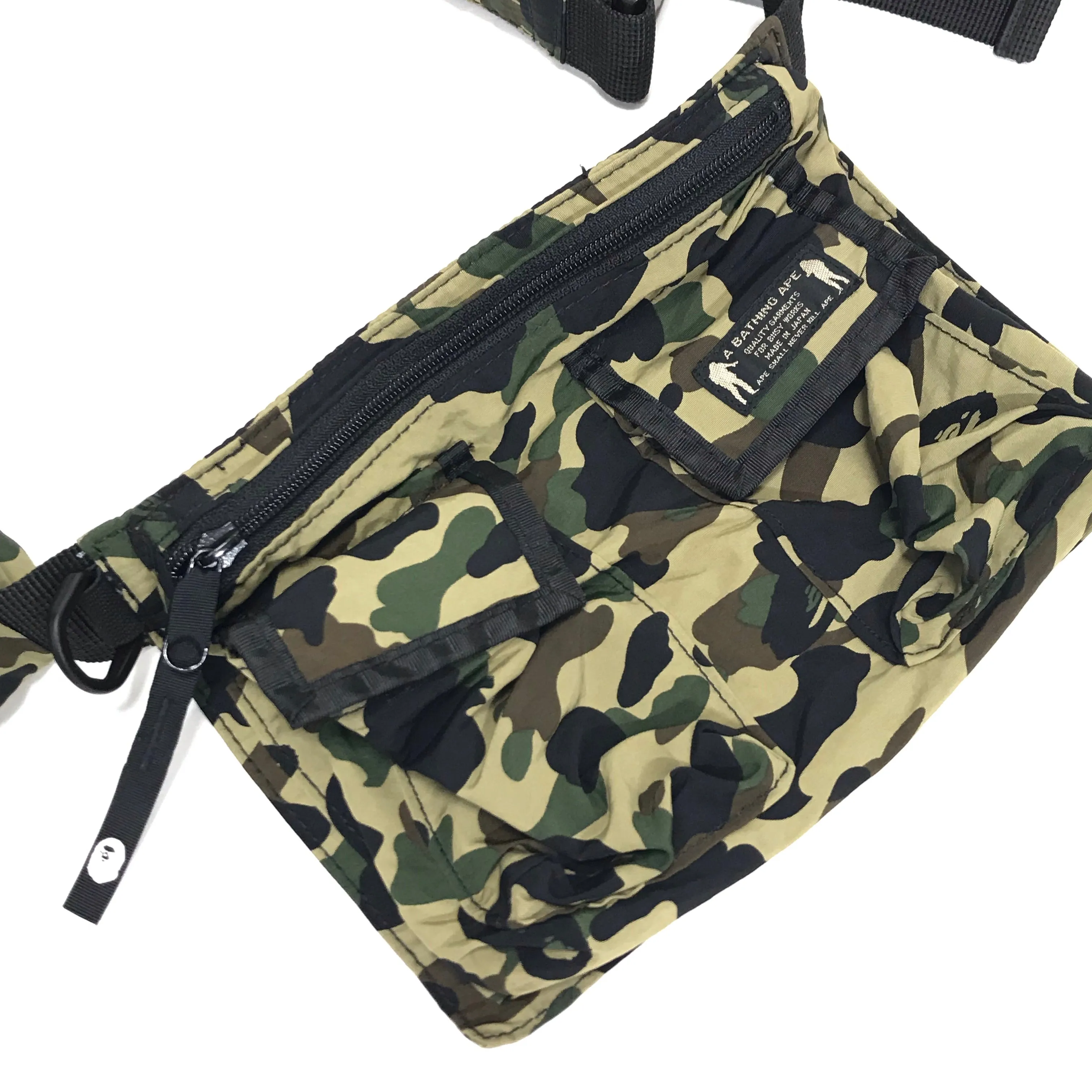 A Bathing Ape Bape Vintage 1st Camo Utility Waist / Shoulder Bag