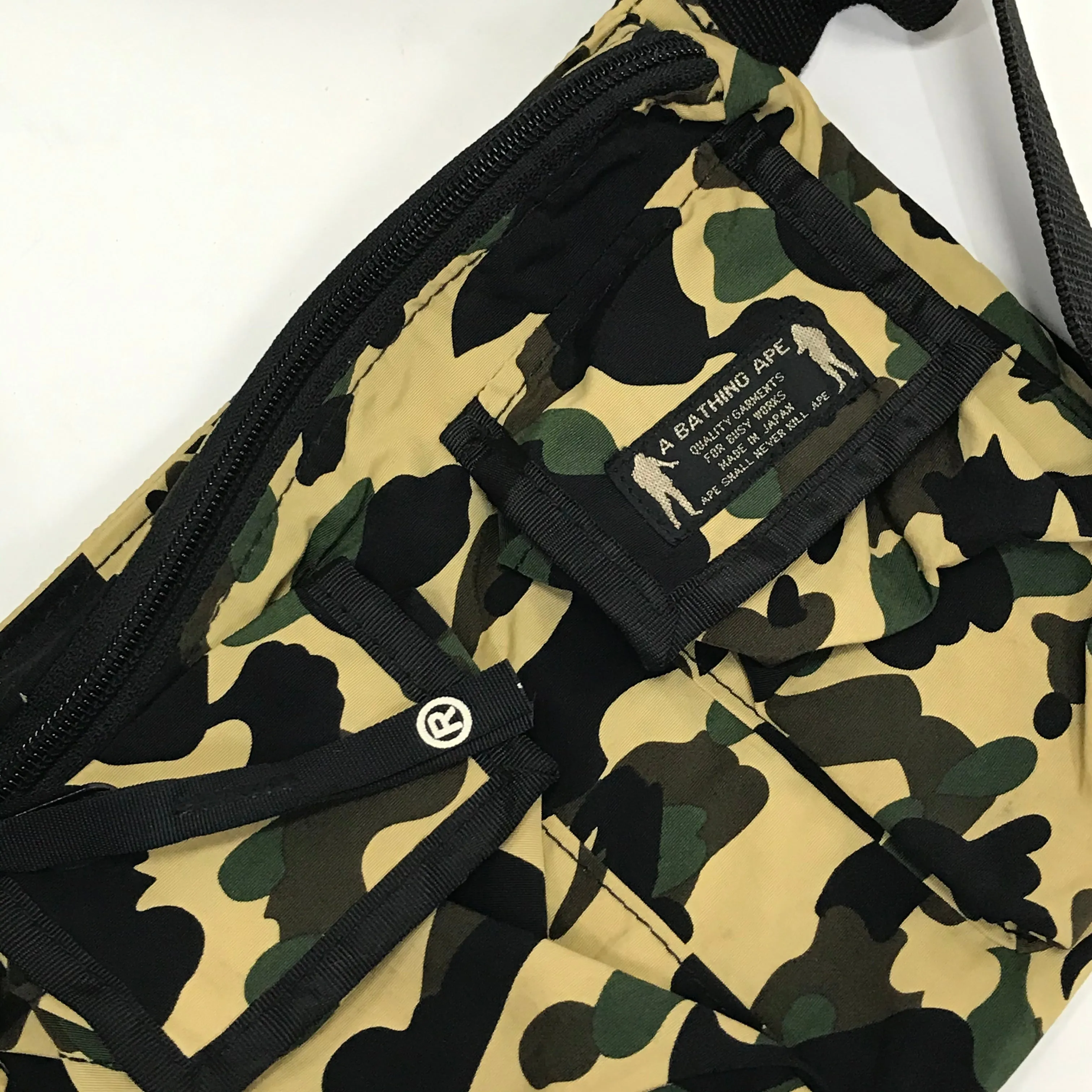 A Bathing Ape Bape Vintage 1st Camo Utility Waist / Shoulder Bag