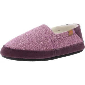 Acorn Womens Cushioned Footbed Knit Moccasin Slippers