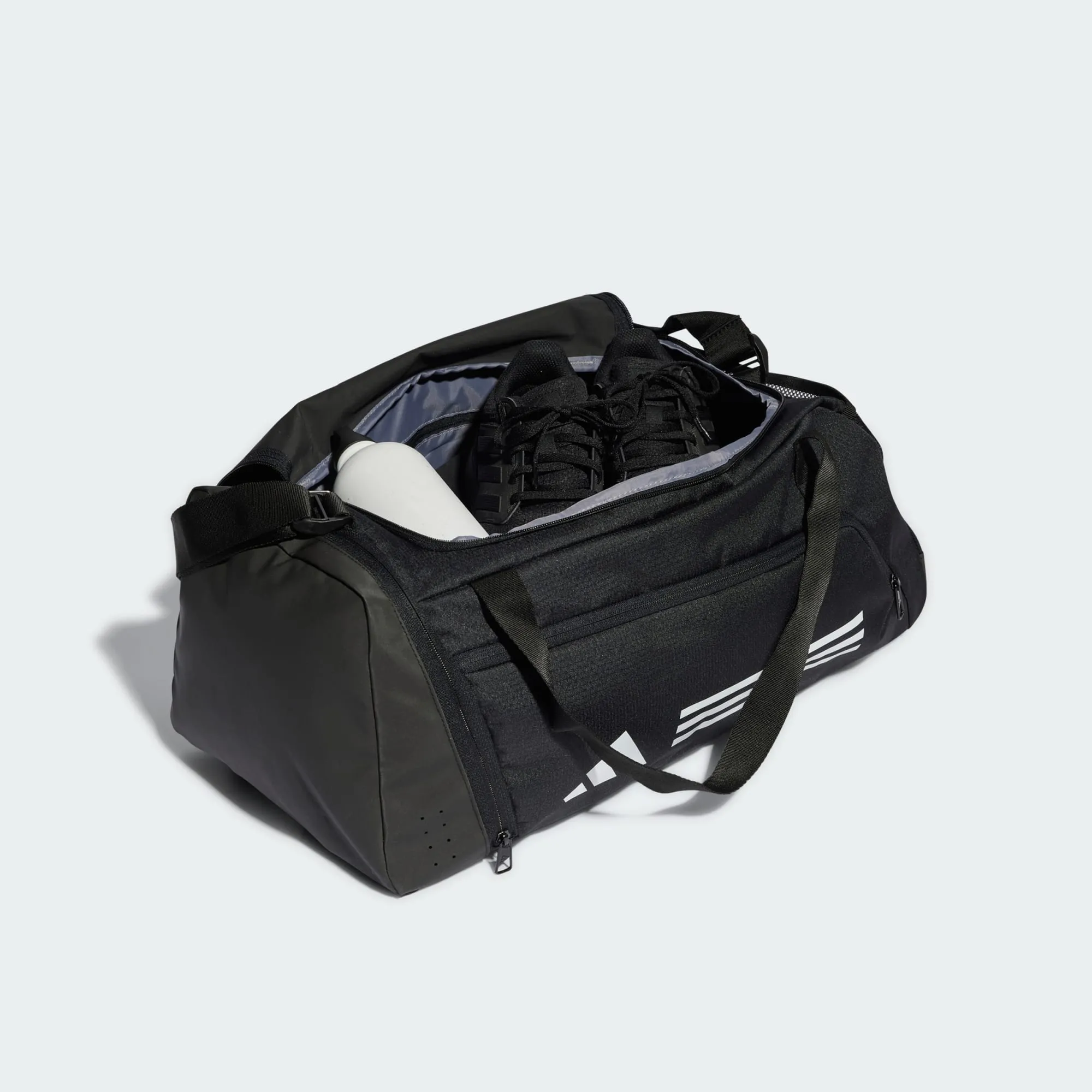 ADIADS ESSENTIALS 3-STRIPES DUFFL BAG SMALL
