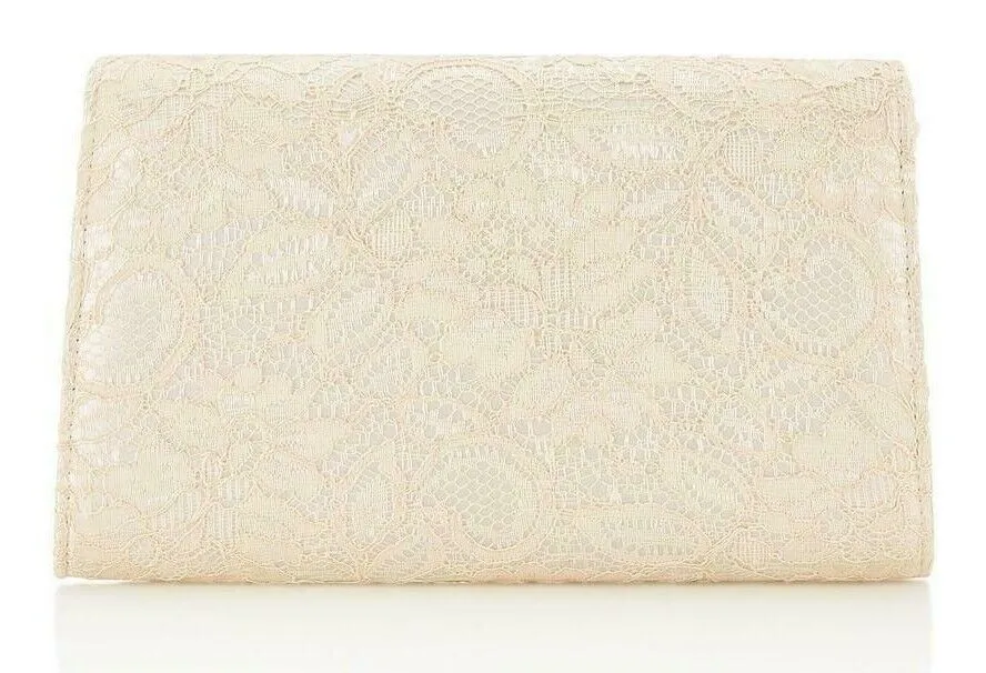 Adrianna Papell Seta Lace Small Envelope Clutch
