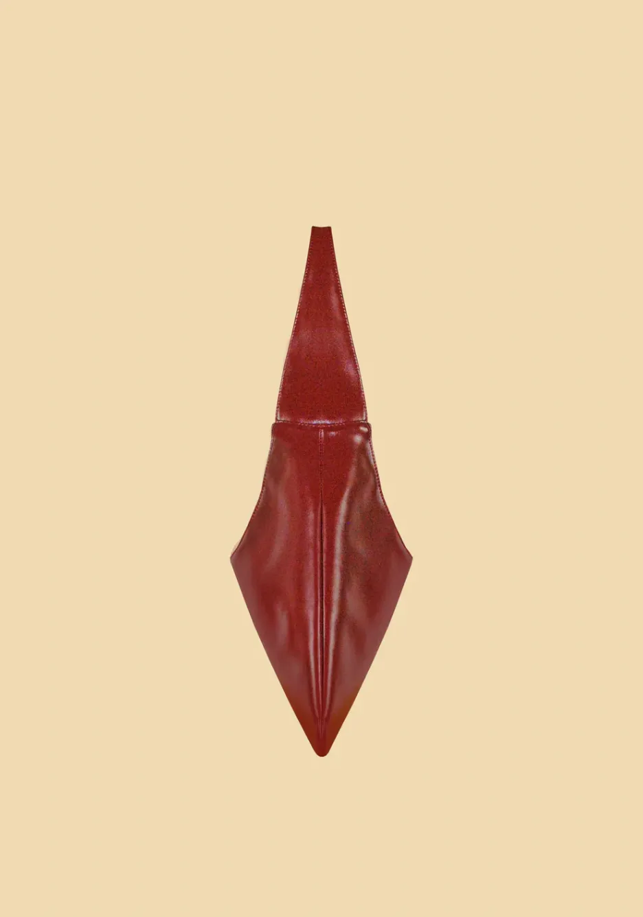 Agave Triangular Tote | Burgandy