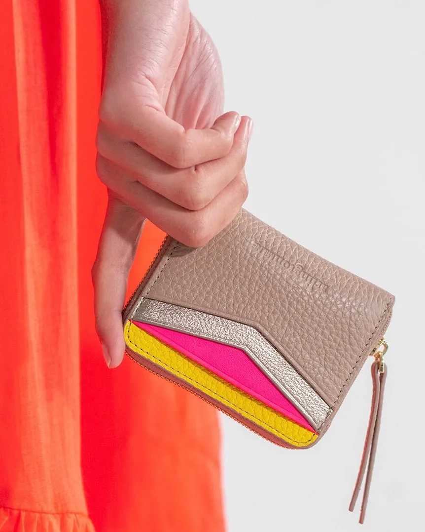 Alexis Zip Top Purse (Fawn Multi)