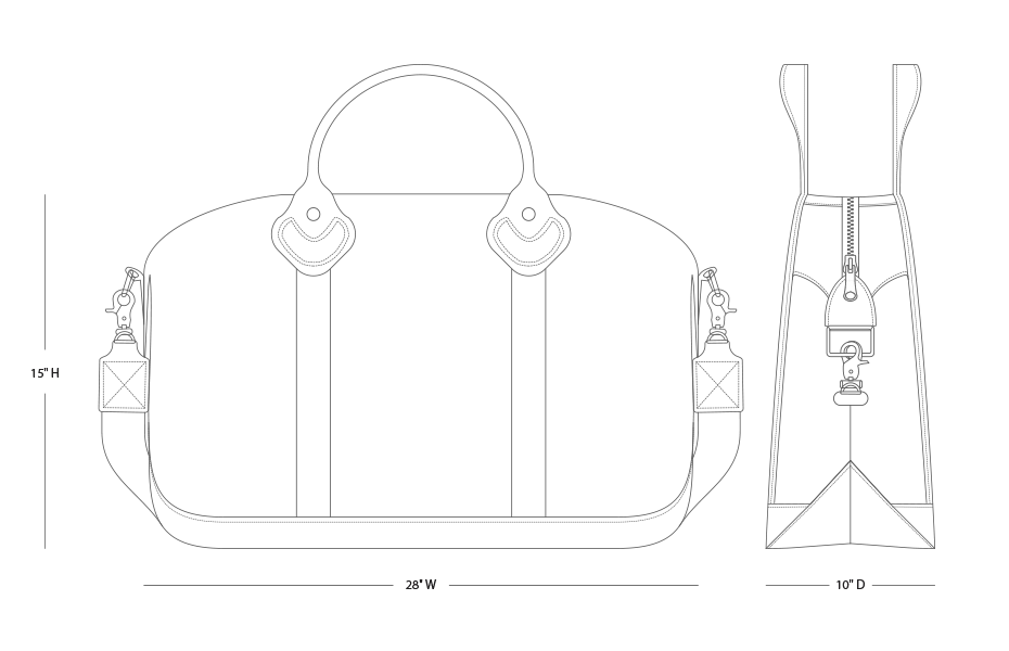 Alpha Phi Omega Weekender Travel Bag