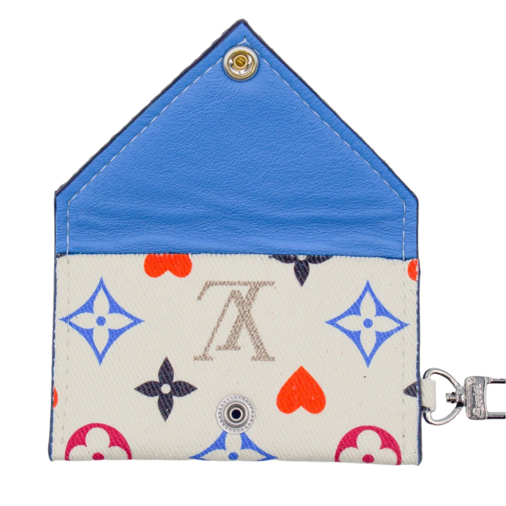 Amie Anderson 221. UNICORN - Upcycled LV Game On Envelope Wallet with Keychain