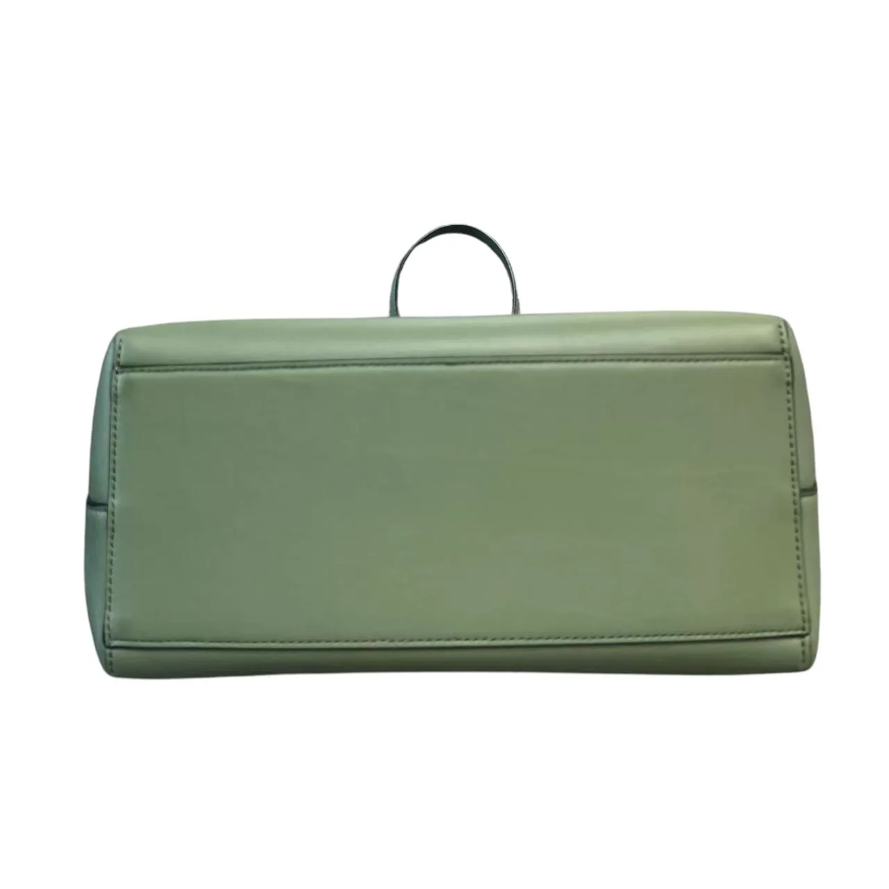 Anagram Tote Medium Calfskin Leather Green