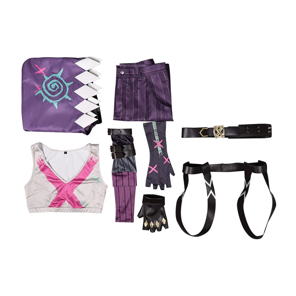 Arcane: League of Legends Season 2 Zerrissene Jinx New Outfits Cosplay Costume