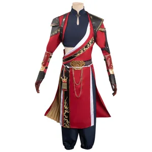 Ashes of the Kingdom Code Kite Sun Ce Cosplay Costume Vest Shirt Outfits Halloween Carnival Suit