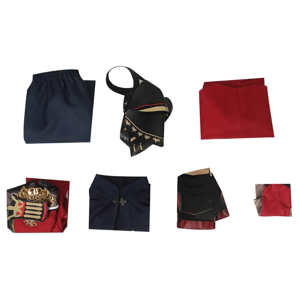 Ashes of the Kingdom Code Kite Sun Ce Cosplay Costume Vest Shirt Outfits Halloween Carnival Suit