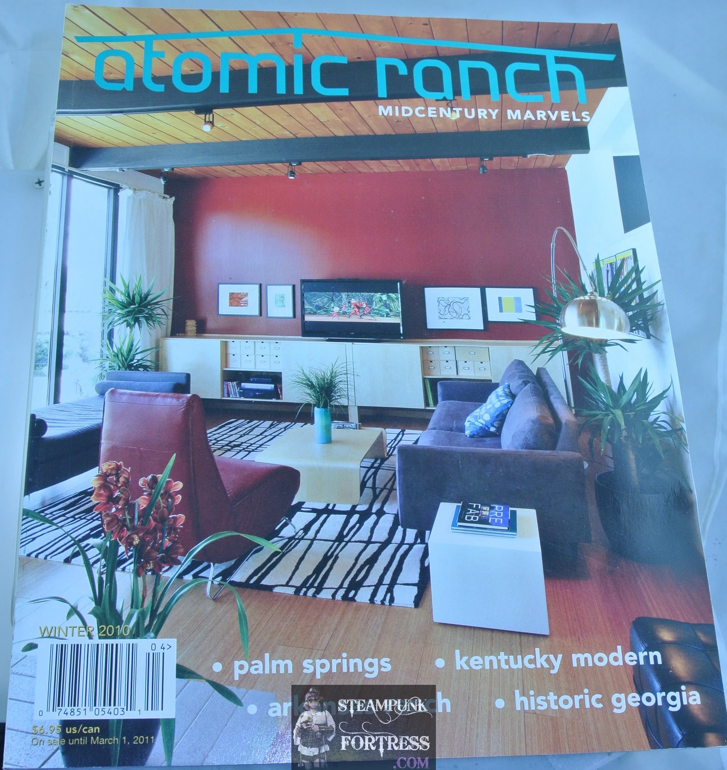 ATOMIC RANCH MAGAZINE WINTER 2010 MID CENTURY MODERN HOMES DESIGNS