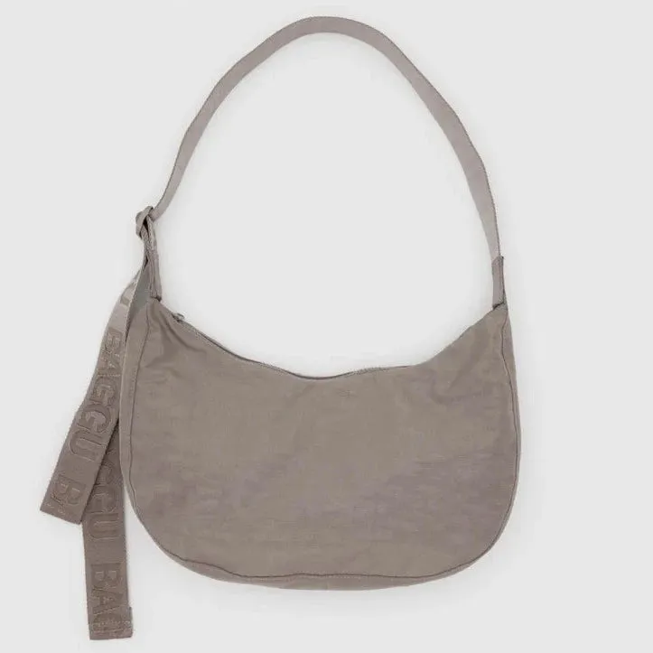 Baggu Medium Nylon Crescent Bag - Dove