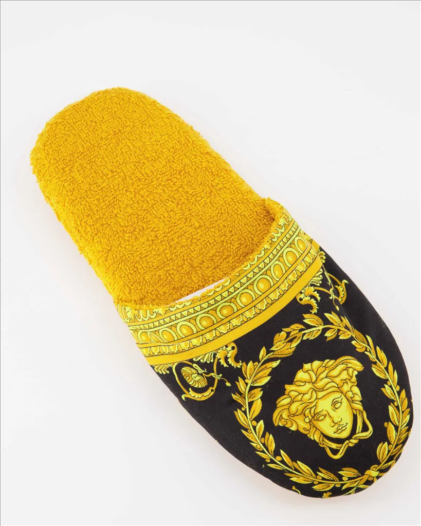 Barocco White Slippers