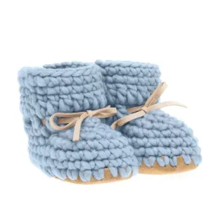 Beba Bean Sweater Moccs - Blue