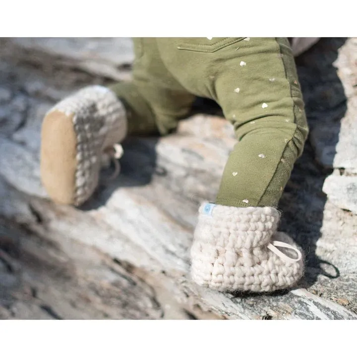 Beba Bean Sweater Moccs - Oatmeal
