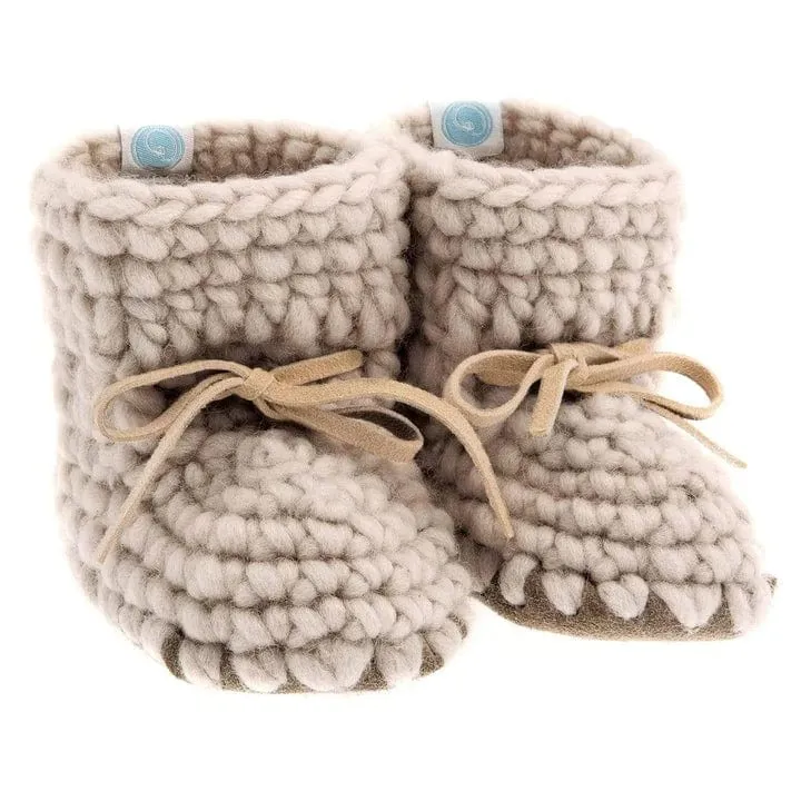 Beba Bean Sweater Moccs - Oatmeal