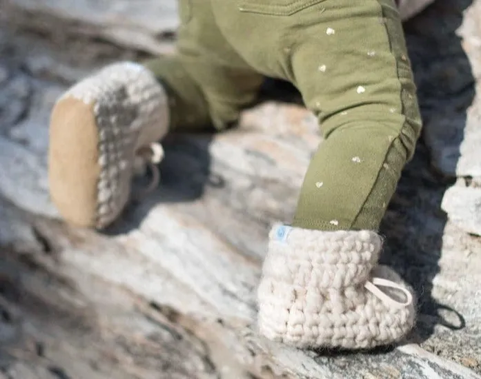 Beba Bean Sweater Moccs - Sage