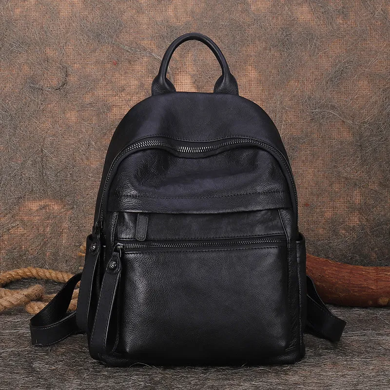 Best Vintage Leather Rucksack Bag Womens Vintage School Backpacks Leather Backpack Purse