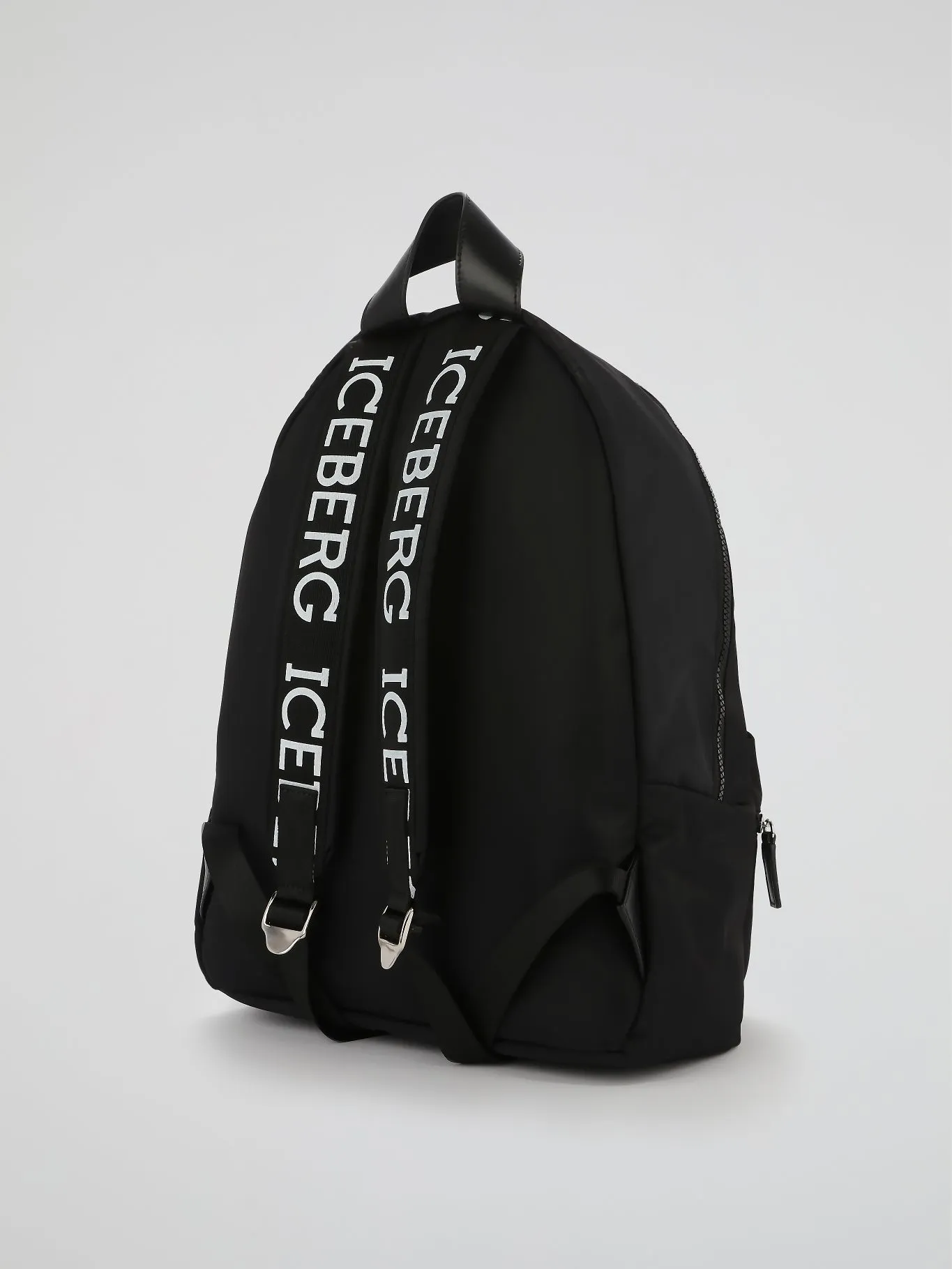 Black Logo Backpack Bag