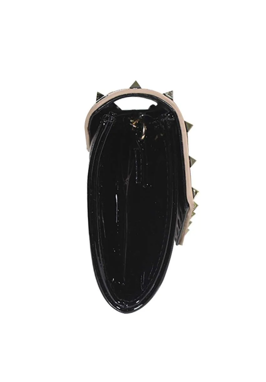 Black Studded Clutch Bag