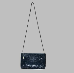 Black Vintage Lyrella Shoulder Clutch