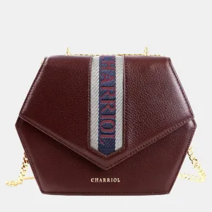 Bordeaux Leather Deauville Crossbody