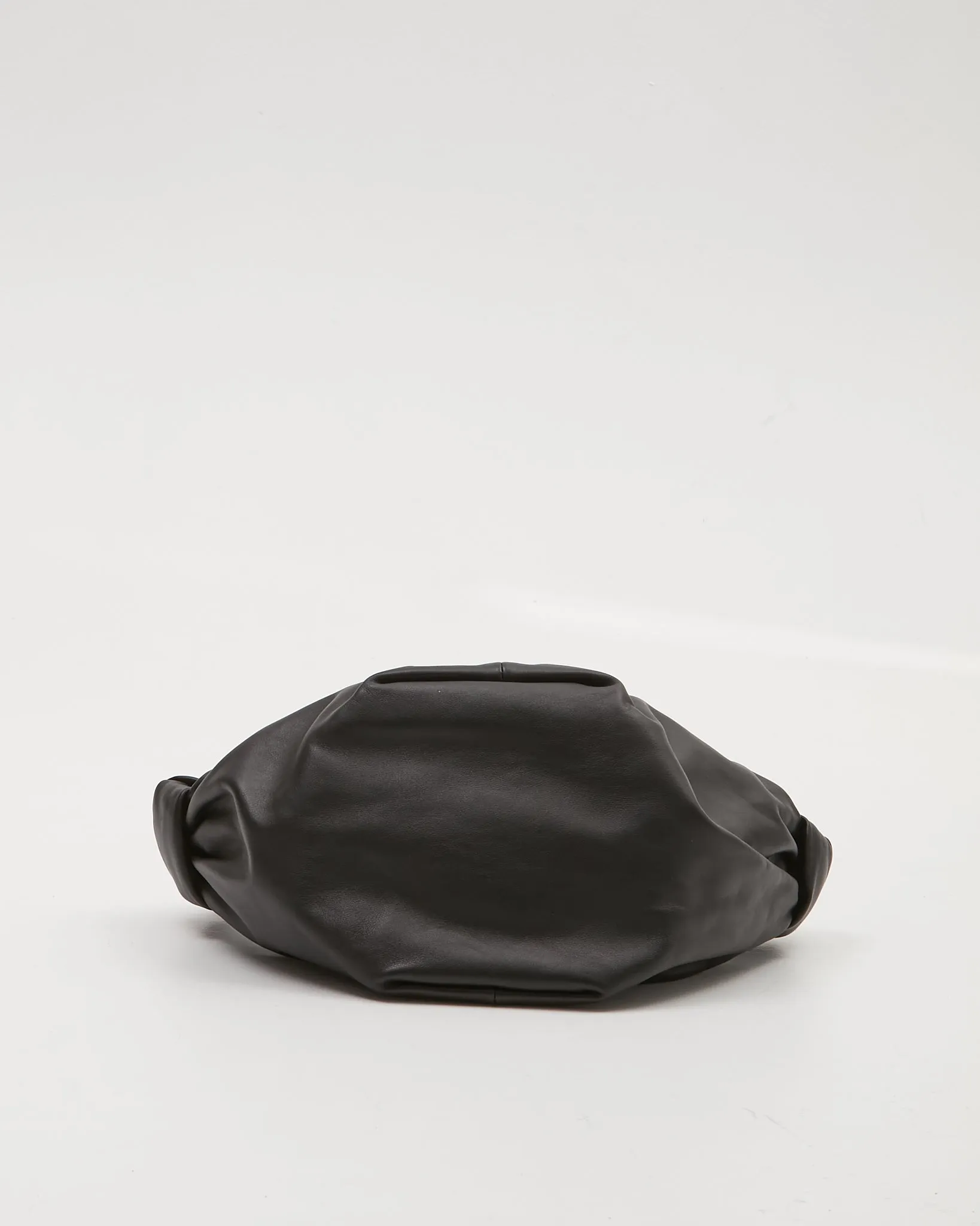 Bottega Veneta Black Leather Double Knot Shoulder Bag