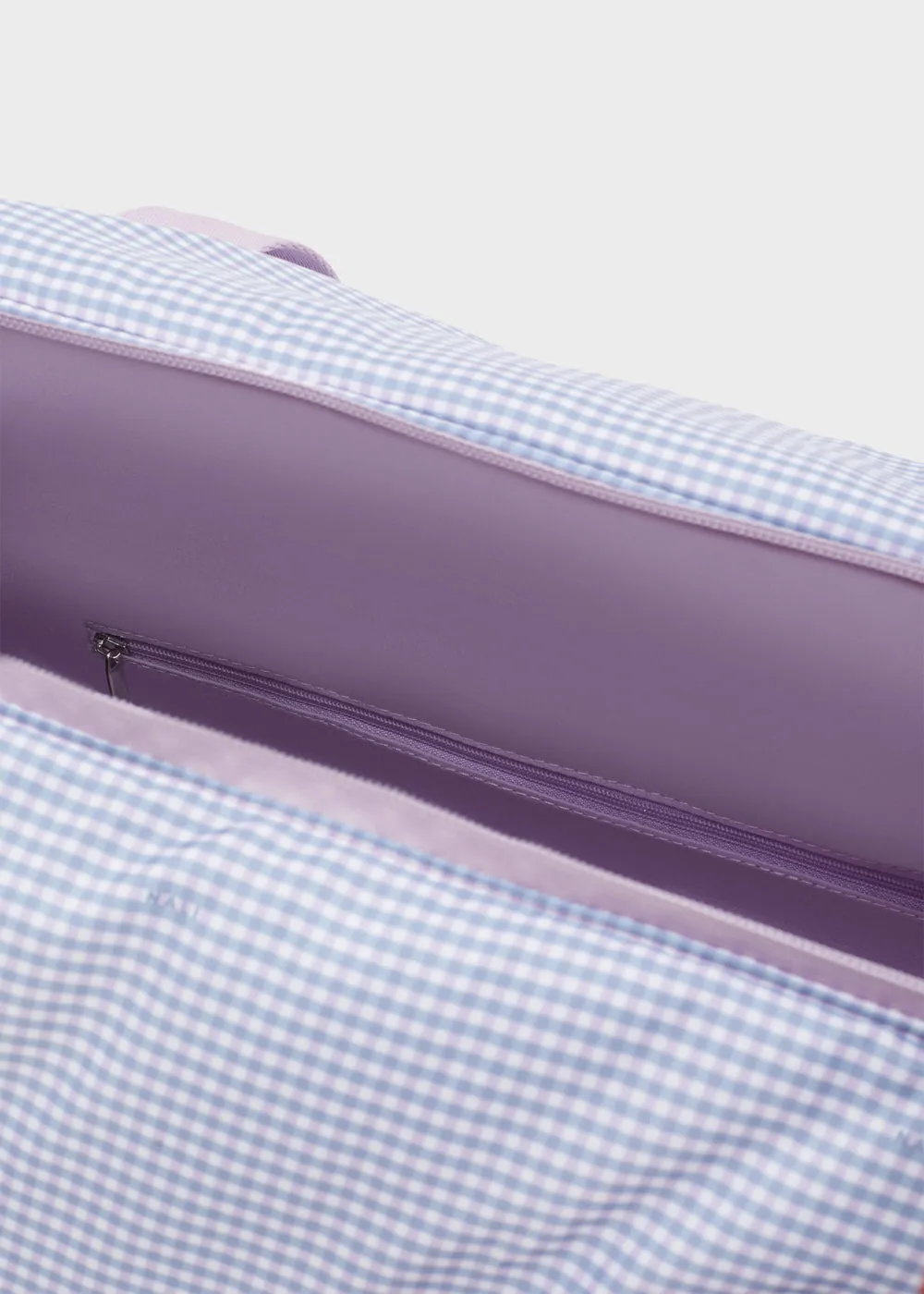 BRUNA TRAVEL BAG IN NYLON VICHY