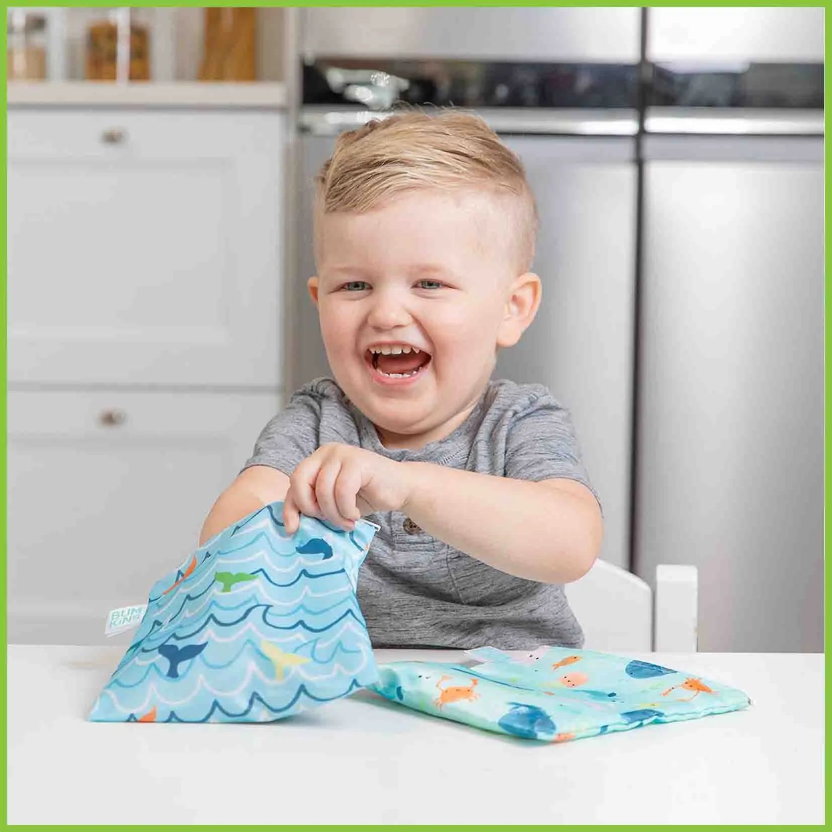Bumkins Large Snack/Sandwich Bags - 2 pack - NEW