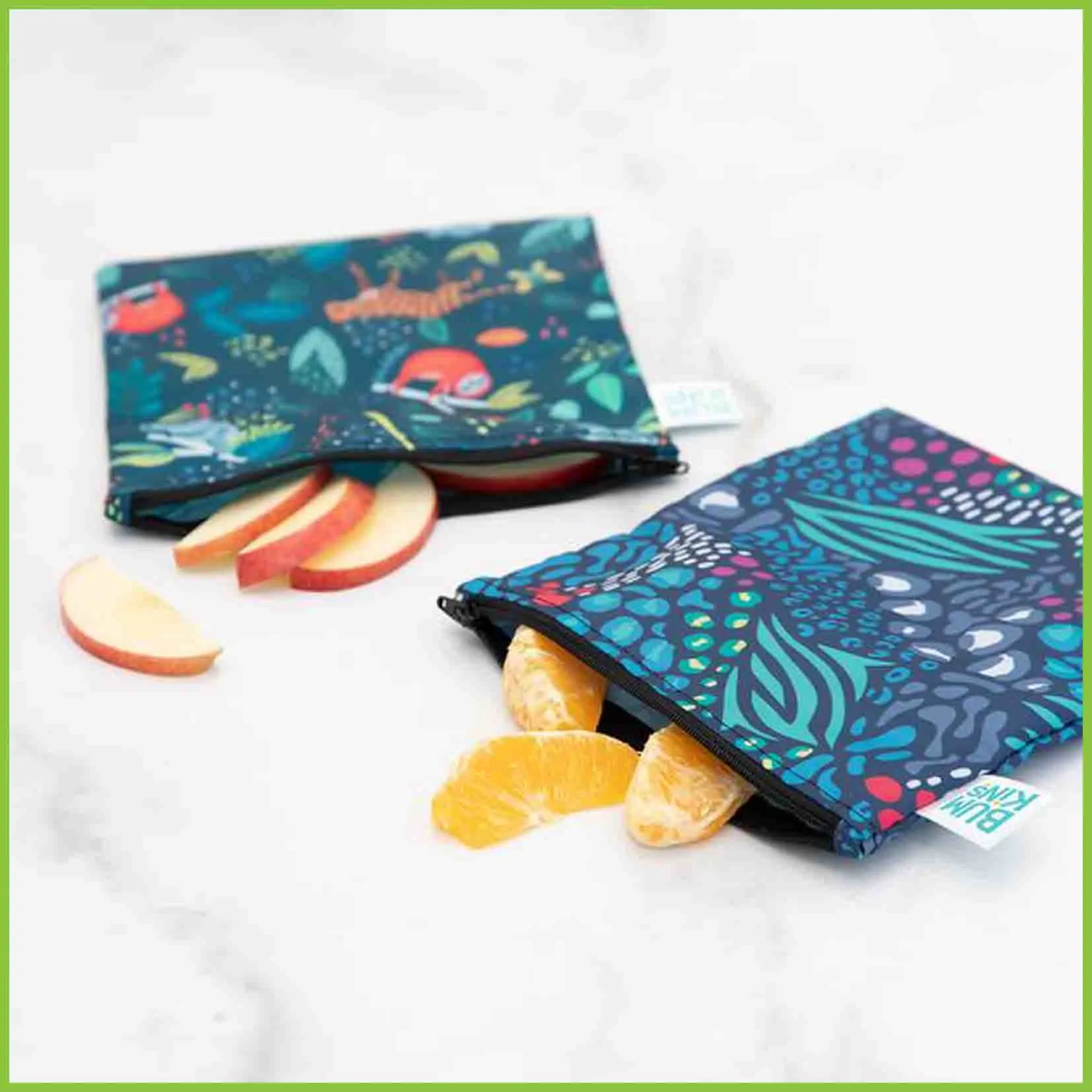 Bumkins Large Snack/Sandwich Bags - 2 pack - NEW