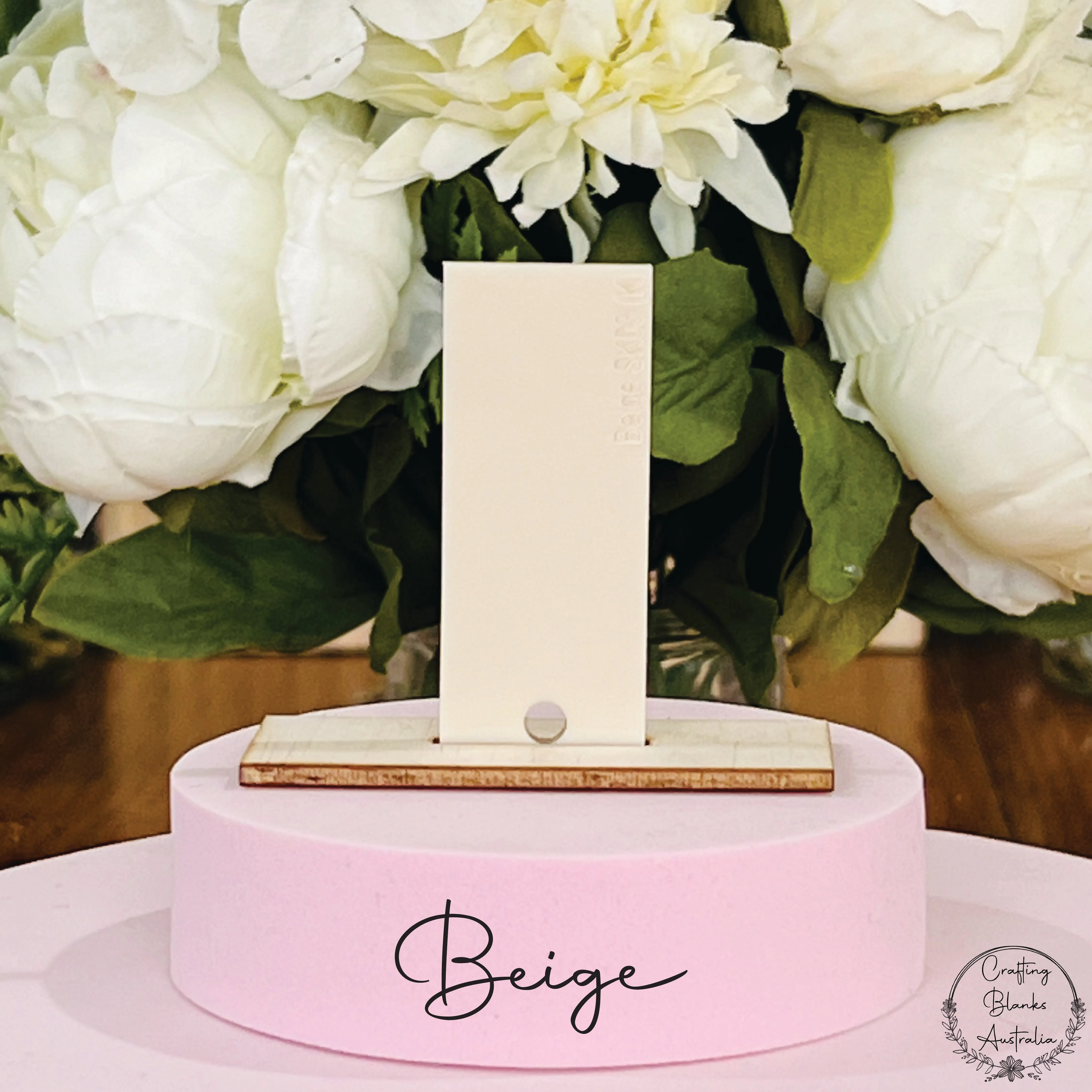 Butterfly • Double Layer • Blank Bag Tag • 65mm
