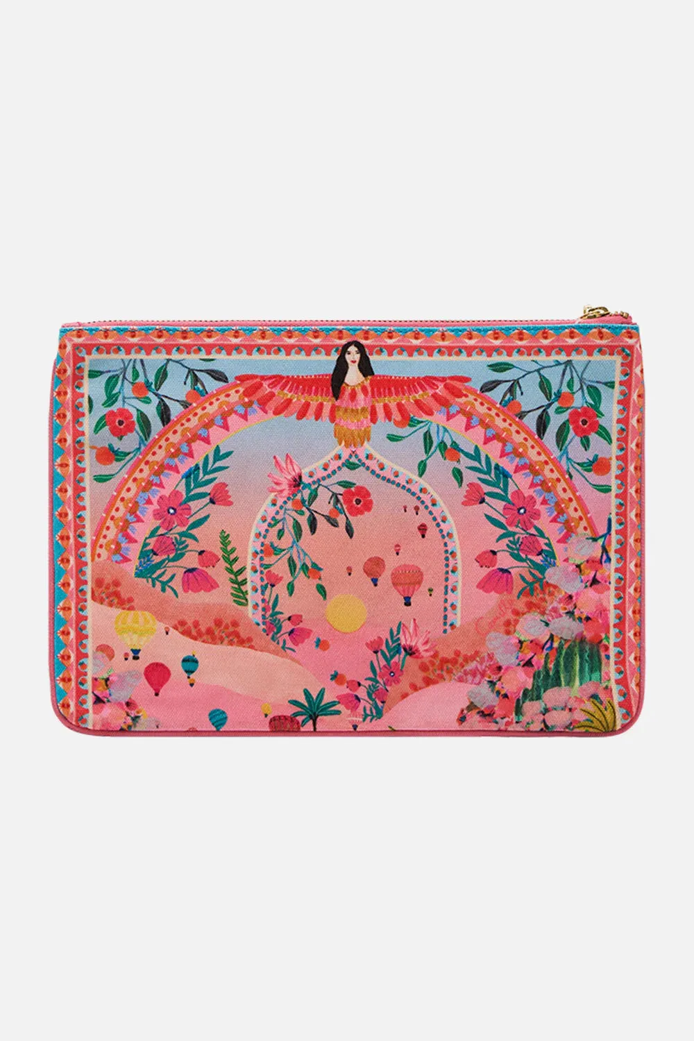 CAMILLA - Small Canvas Clutch THE SISTER SUNSETS