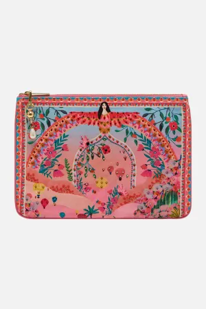 CAMILLA - Small Canvas Clutch THE SISTER SUNSETS