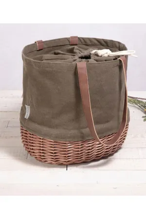 Canvas & Basket Tote