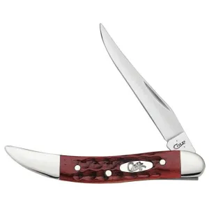 Case 00792 Pocket Worn Old Red Bone Corn Cob Jig Small Texas Toothpick Knife