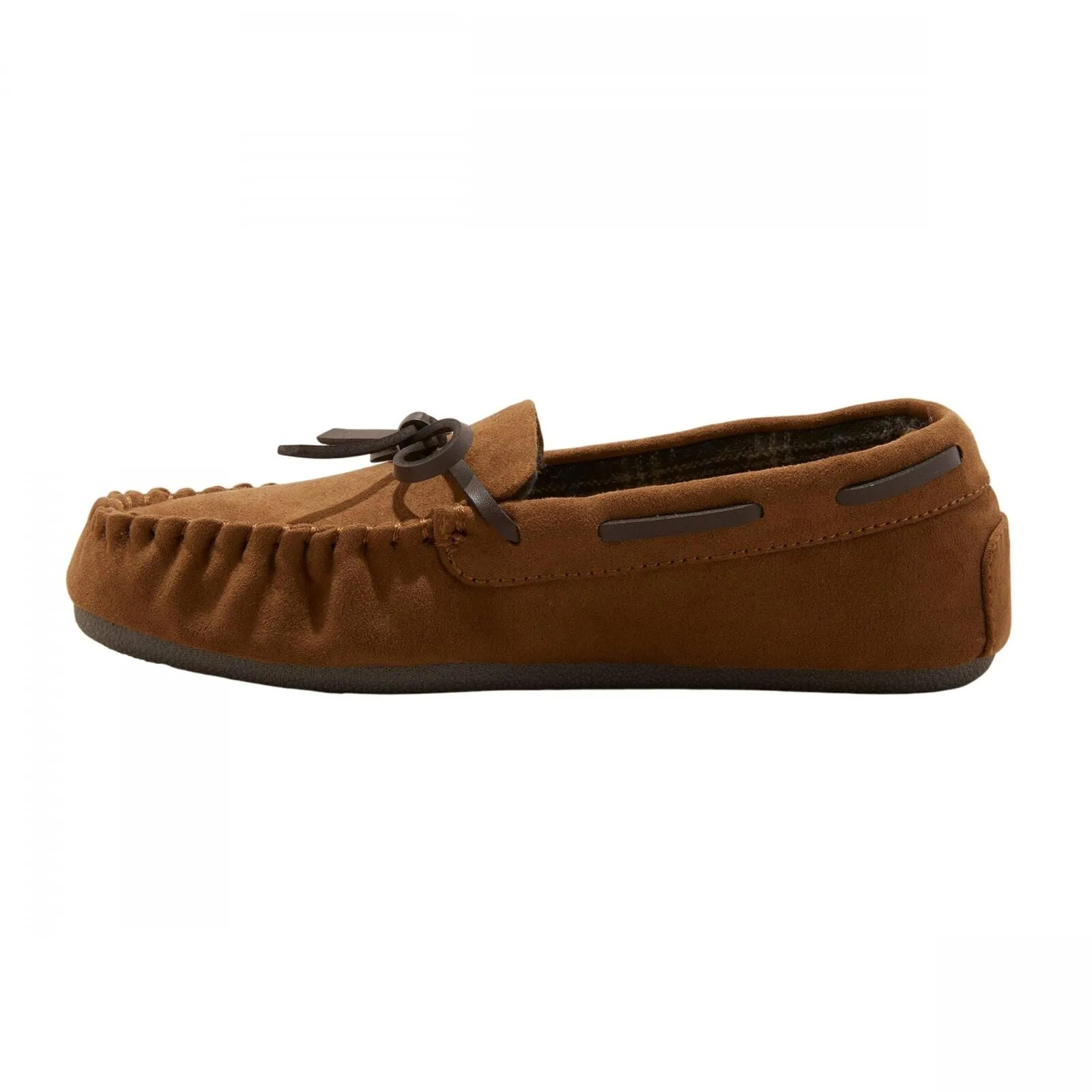 Cat & Jack Kids Boys Lionel Moccasin Slippers 91307429 Chestnut Brown 2